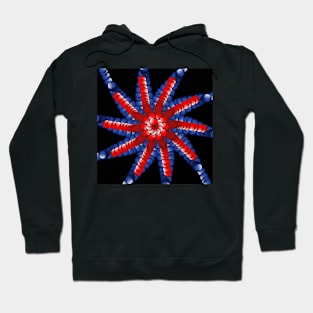 Blue red spherees Hoodie